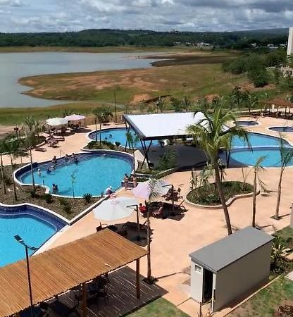 Praias Do Lago Eco Resort Apto 5 Pessoas N406 N407 카우다스노바스 외부 사진
