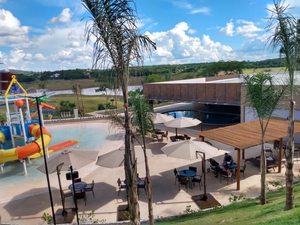 Praias Do Lago Eco Resort Apto 5 Pessoas N406 N407 카우다스노바스 외부 사진