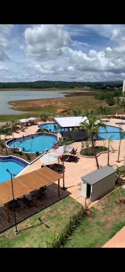 Praias Do Lago Eco Resort Apto 5 Pessoas N406 N407 카우다스노바스 외부 사진