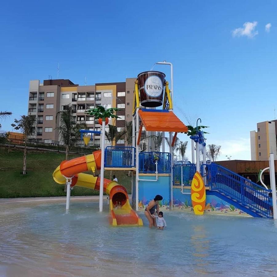 Praias Do Lago Eco Resort Apto 5 Pessoas N406 N407 카우다스노바스 외부 사진