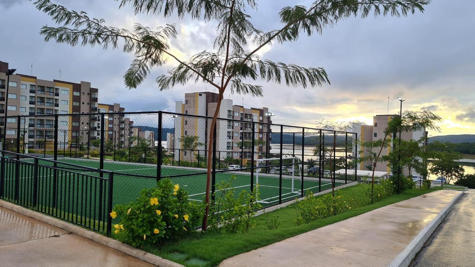 Praias Do Lago Eco Resort Apto 5 Pessoas N406 N407 카우다스노바스 외부 사진