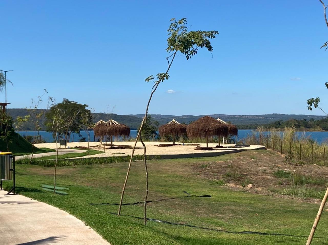Praias Do Lago Eco Resort Apto 5 Pessoas N406 N407 카우다스노바스 외부 사진