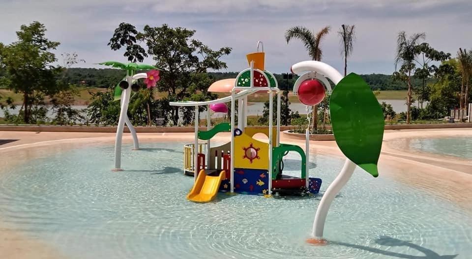 Praias Do Lago Eco Resort Apto 5 Pessoas N406 N407 카우다스노바스 외부 사진