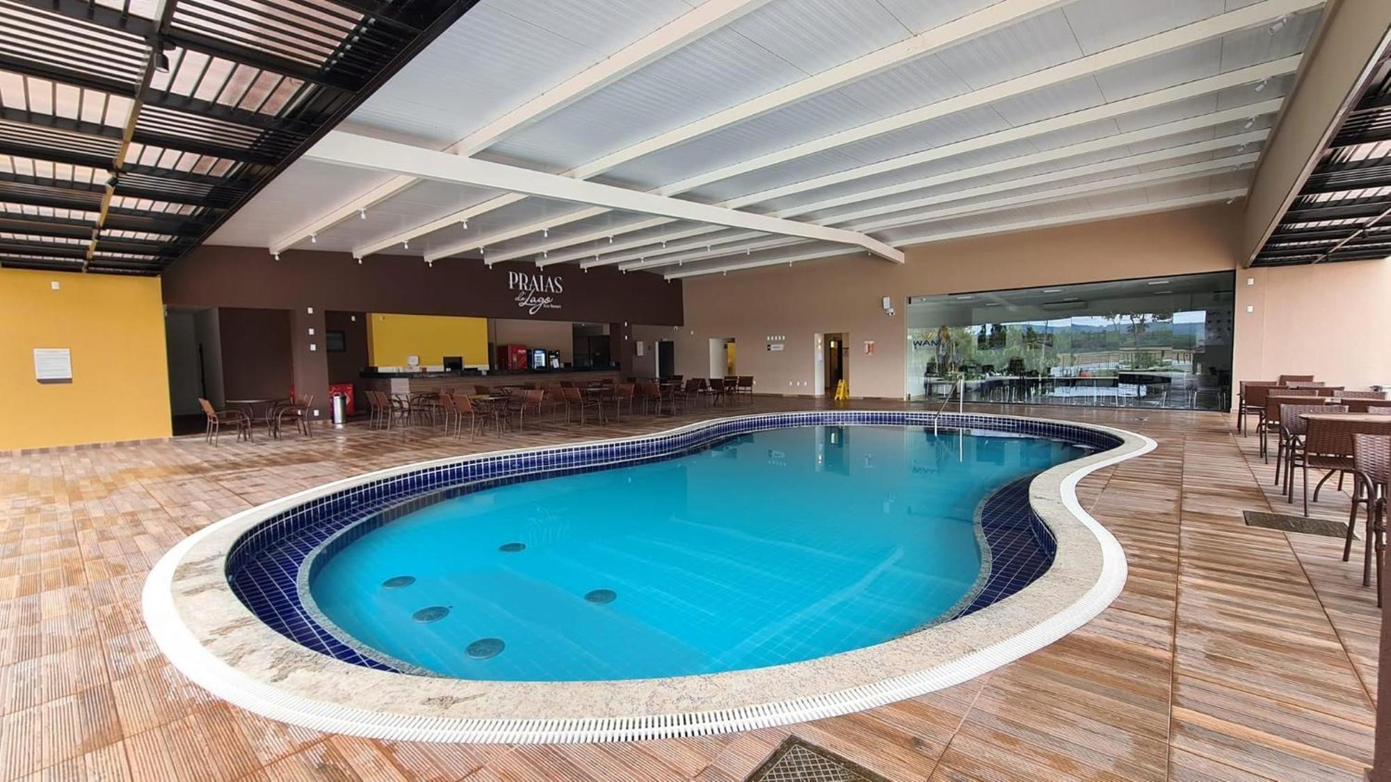 Praias Do Lago Eco Resort Apto 5 Pessoas N406 N407 카우다스노바스 외부 사진