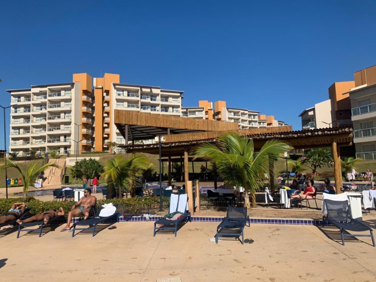 Praias Do Lago Eco Resort Apto 5 Pessoas N406 N407 카우다스노바스 외부 사진